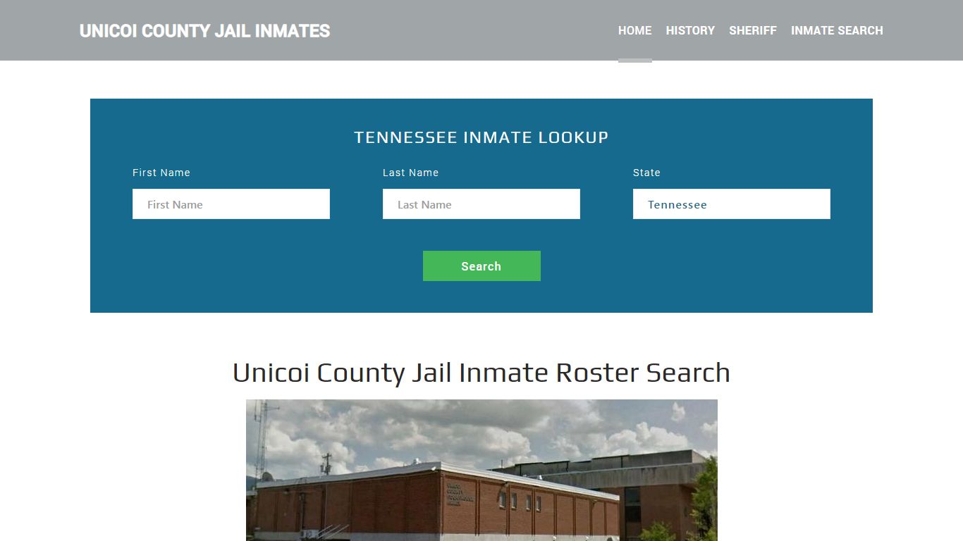 Unicoi County Jail Inmate Roster Lookup, Erwin, TN